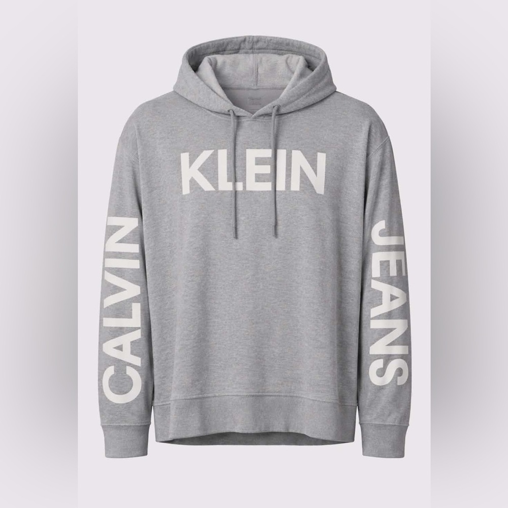 Calvin Klein Gray Hoodie Sweater for Men